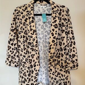 Maurices Leopard Print Blazer
